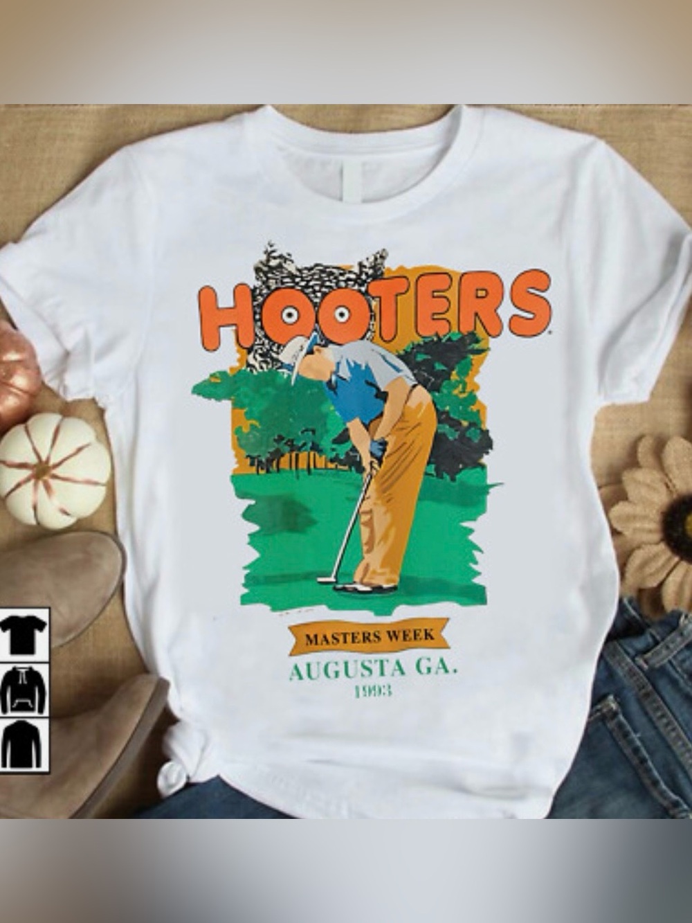 Comfort Colors | Hooters Masters Week 1993 Vintage Golf Tee